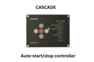 Visual representation of the CASCADE Auto Start/Stop Controller, emphasizing its functionality in optimizing vehicle performance